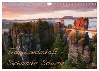 Vorderes Coverbild Traumlandschaft - Sächsische Schweiz (Wandkalender 2025 DIN A4 quer), CALVENDO Monatskalender
