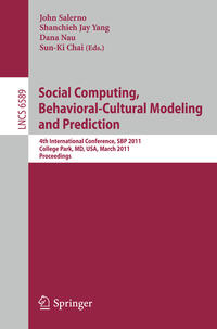 Vorderes Coverbild Social Computing, Behavioral-Cultural Modeling and Prediction