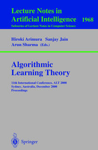 Vorderes Coverbild Algorithmic Learning Theory