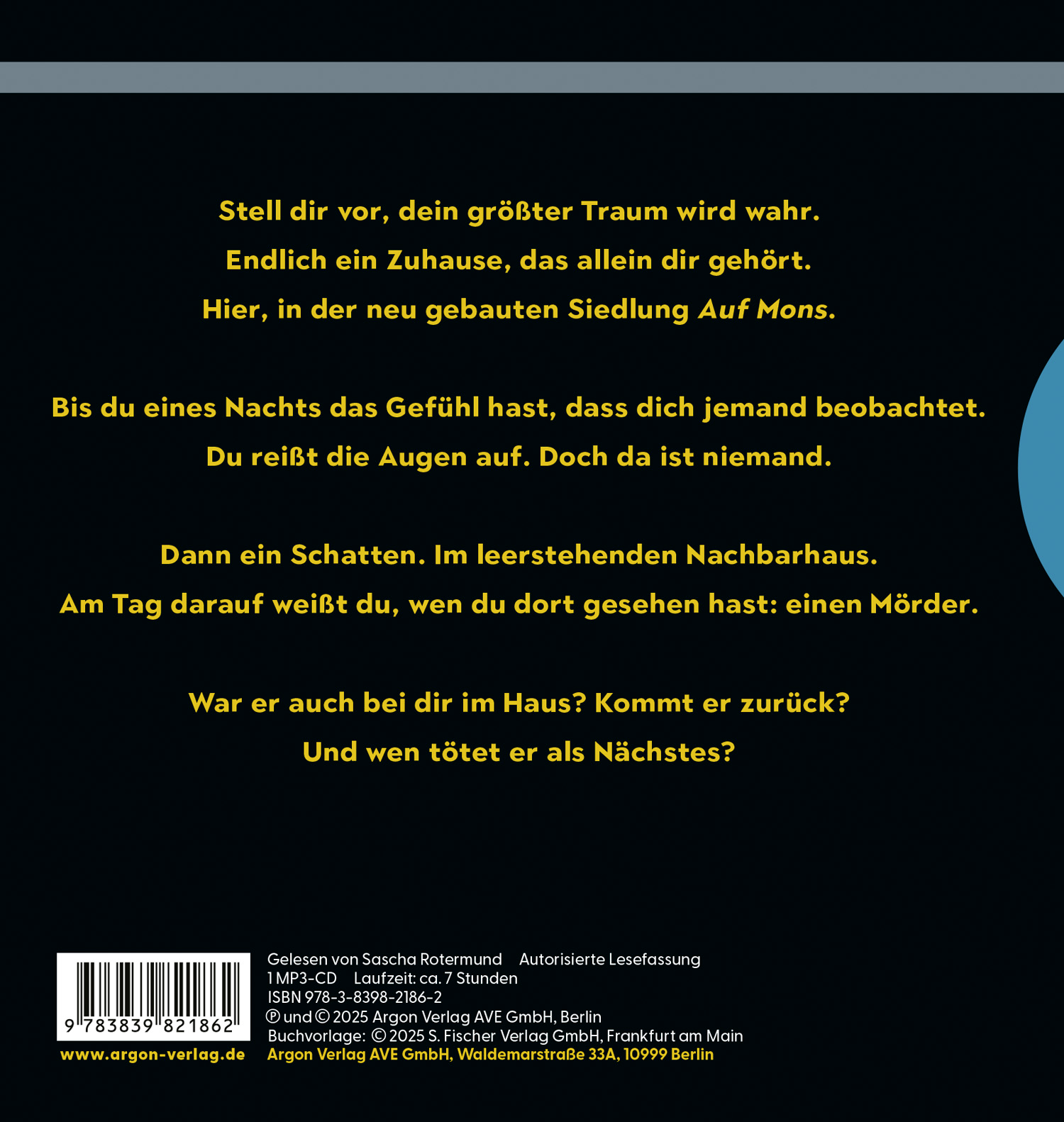 Rückseitencover Welcome Home – Du liebst dein neues Zuhause. Hier bist du sicher. Oder?