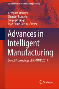 Vorderes Coverbild Advances in Intelligent Manufacturing