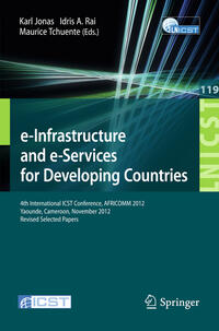 Vorderes Coverbild e-Infrastructure and e-Services for Developing Countries