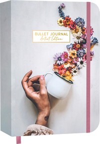 Vorderes Coverbild Bullet Journal Artist Edition "Mug of flowers"