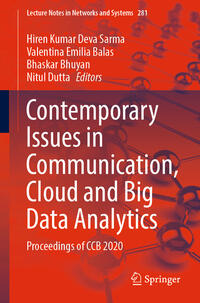 Vorderes Coverbild Contemporary Issues in Communication, Cloud and Big Data Analytics