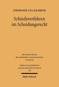 Vorderes Coverbild Schiedsverfahren im Scheidungsrecht