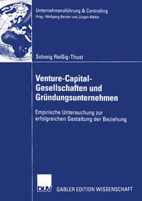 Vorderes Coverbild Venture-Capital-Gesellschaften und Gründungsunternehmen