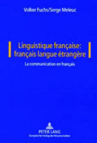 Vorderes Coverbild Linguistique française: français langue étrangère