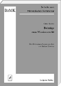 Vorderes Coverbild Beiträge zum Missionsrecht