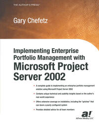 Vorderes Coverbild Implementing Enterprise Portfolio Management with Microsoft Project Server 2002