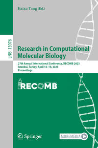 Vorderes Coverbild Research in Computational Molecular Biology