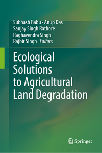 Vorderes Coverbild Ecological Solutions to Agricultural Land Degradation