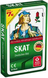 Vorderes Coverbild Skat, deutsches Bild in Faltschachtel