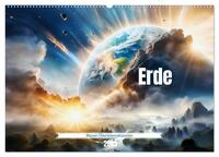 Vorderes Coverbild Erde - Blauer Überlebenskünstler (Wandkalender 2025 DIN A2 quer), CALVENDO Monatskalender
