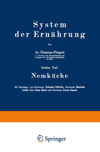 Vorderes Coverbild System der Ernährung