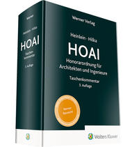 Vorderes Coverbild Taschenkommentar HOAI
