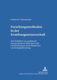 Vorderes Coverbild Forschungsmethoden in der Erziehungswissenschaft