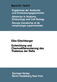 Vorderes Coverbild Entwicklung und Chemodifferenzierung des Thalamus der Ratte
