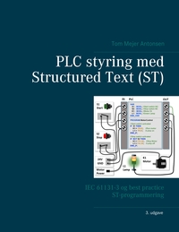 Vorderes Coverbild PLC styring med Structured Text (ST), V3