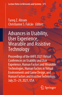 Vorderes Coverbild Advances in Usability, User Experience, Wearable and Assistive Technology