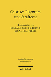 Vorderes Coverbild Geistiges Eigentum und Strafrecht