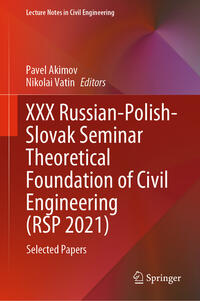 Vorderes Coverbild XXX Russian-Polish-Slovak Seminar Theoretical Foundation of Civil Engineering (RSP 2021)