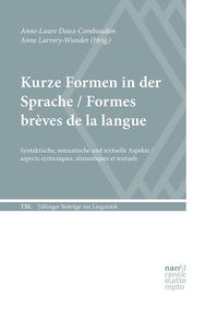 Vorderes Coverbild Kurze Formen in der Sprache / Formes brèves de la langue