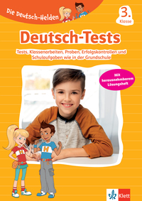 Vorderes Coverbild Klett Die Deutsch-Helden: Deutsch-Tests 3. Klasse