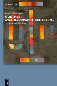Vorderes Coverbild Goethes "Wahlverwandtschaften"