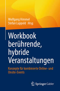 Vorderes Coverbild Workbook berührende, hybride Veranstaltungen