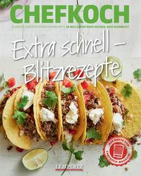 Vorderes Coverbild CHEFKOCH: Extra schnell – Blitzrezepte