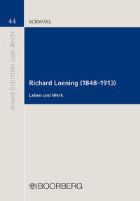 Vorderes Coverbild Richard Loening (1848-1913)