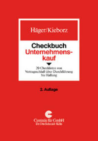Vorderes Coverbild Checkbuch Unternehmenskauf