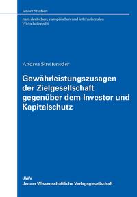 Vorderes Coverbild Gewährleistungszusagen der Zielgesellschaft gegenüber dem Investor und Kapitalschutz