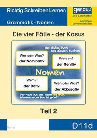 Vorderes Coverbild D11d - Grammatik - Nomen, Die vier Fälle - der Kasus Teil 2