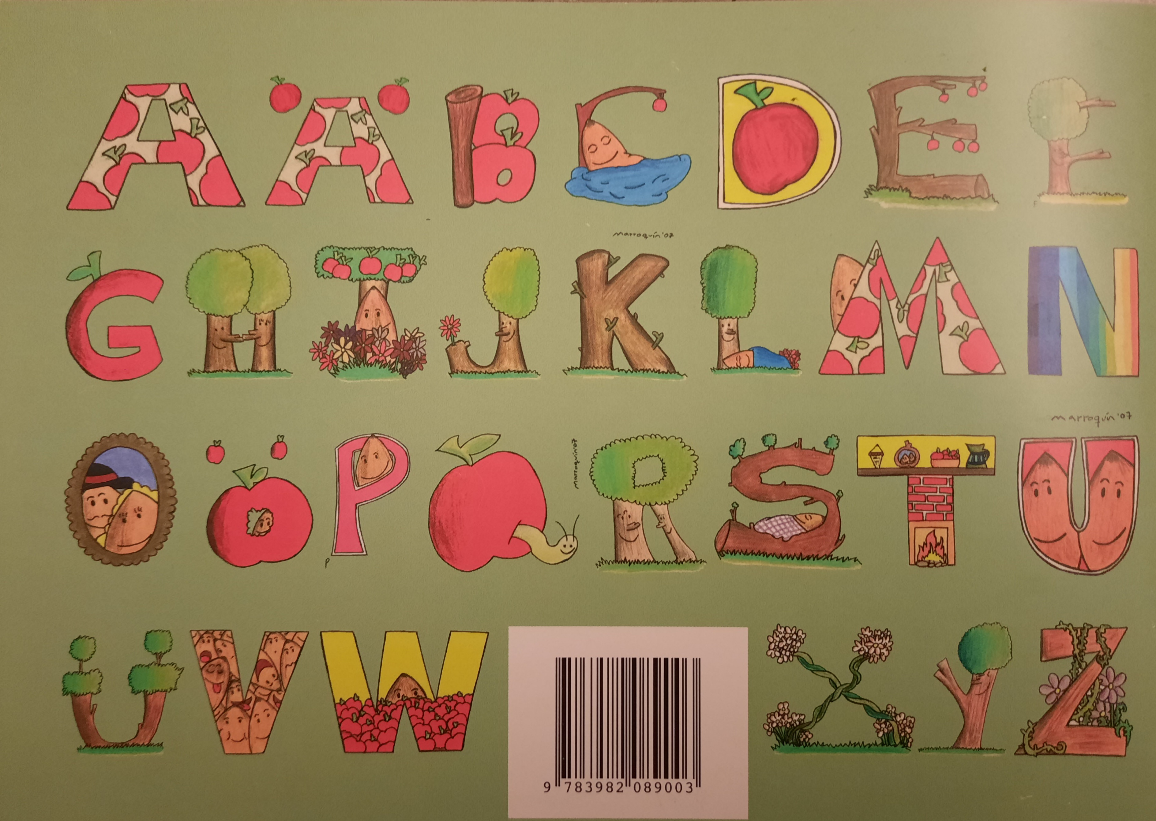 Rückseitencover Das Apfelbuch