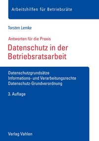 Vorderes Coverbild Datenschutz in der Betriebsratsarbeit