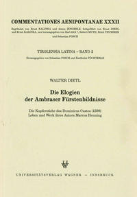 Vorderes Coverbild Die Elogien der Ambraser Fürstenbildnisse