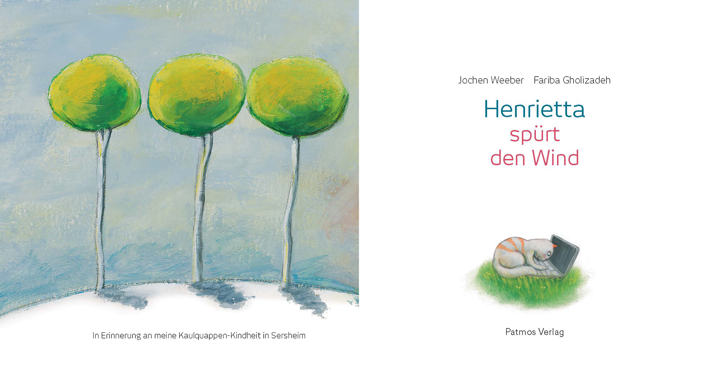 Beispielinhalt (Bild) Henrietta spürt den Wind