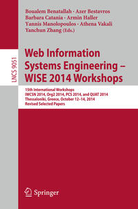 Vorderes Coverbild Web Information Systems Engineering – WISE 2014 Workshops