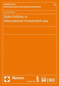 Vorderes Coverbild State Entities in International Investment Law