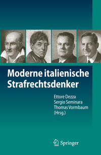 Vorderes Coverbild Moderne italienische Strafrechtsdenker
