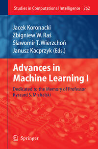 Vorderes Coverbild Advances in Machine Learning I