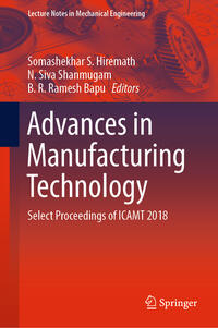Vorderes Coverbild Advances in Manufacturing Technology