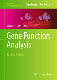 Vorderes Coverbild Gene Function Analysis