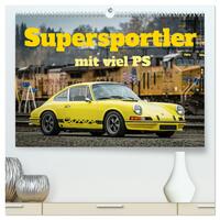 Vorderes Coverbild Supersportler mit viel PS (hochwertiger Premium Wandkalender 2025 DIN A2 quer), Kunstdruck in Hochglanz