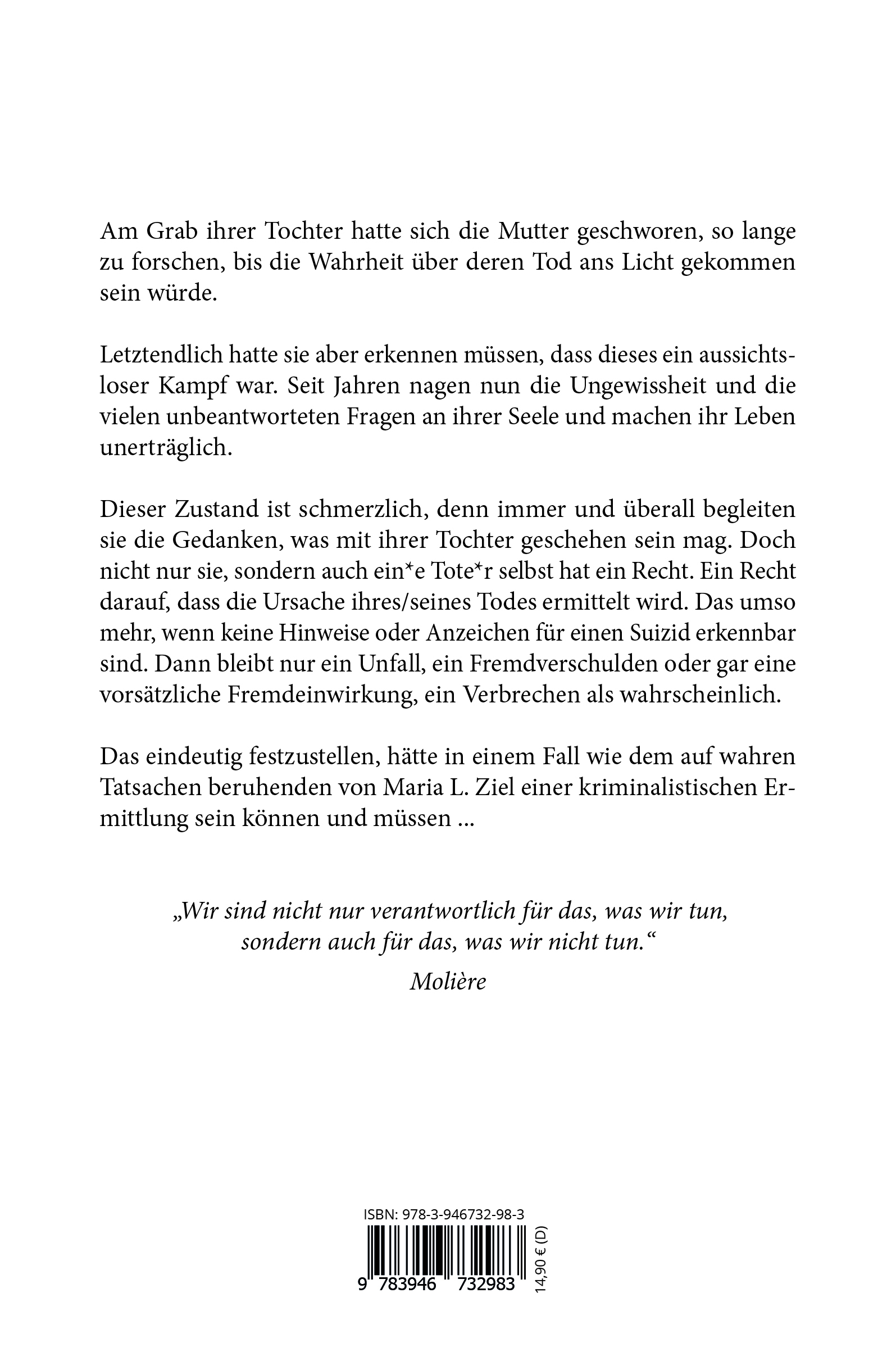 Rückseitencover Vertuscht
