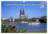 Vorderes Coverbild UNESCO Welterbestätten in Deutschland (Wandkalender 2025 DIN A3 quer), CALVENDO Monatskalender