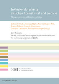 Vorderes Coverbild Inklusionsforschung zwischen Normativität und Empirie