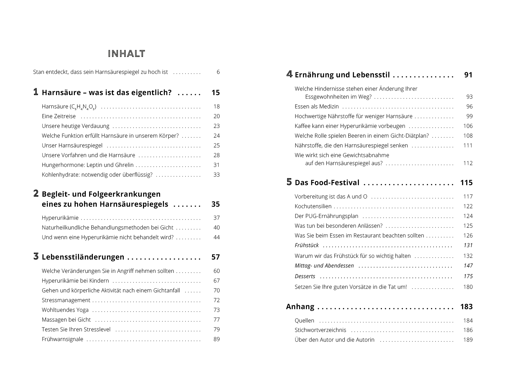 Beispielinhalt (Bild) Harnsäure in Balance