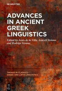 Vorderes Coverbild Advances in Ancient Greek Linguistics